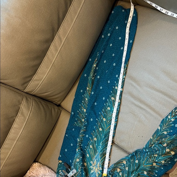 Elegant Teal and Gold Women's Joggers XL - Picture 7 of 7